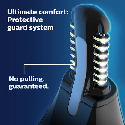 Philips Norelco Body Groomer 7000 Series, Men's Whole Body Groomer, Contour-Following 2D Flexing Head, Triple Protect Shave System & Intimate Body Hair Trimmer, 100% Showerproof, BG7480/50