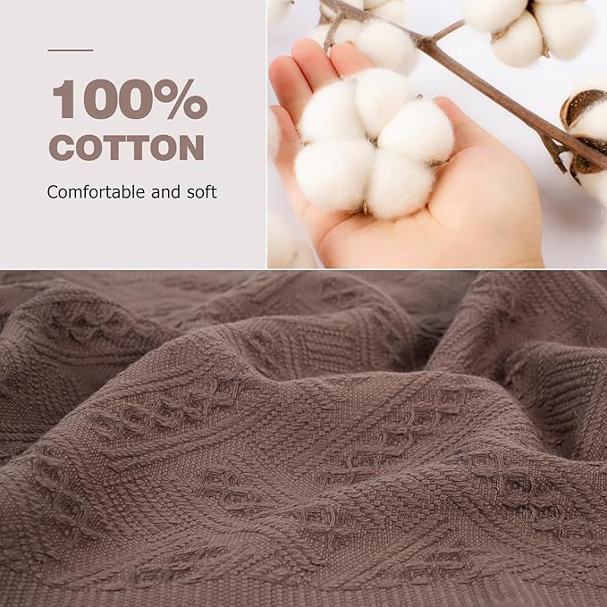 Luxury Decorative Hand Towels Bathroom: 2 Packs 14X30 100% Cotton Turkish