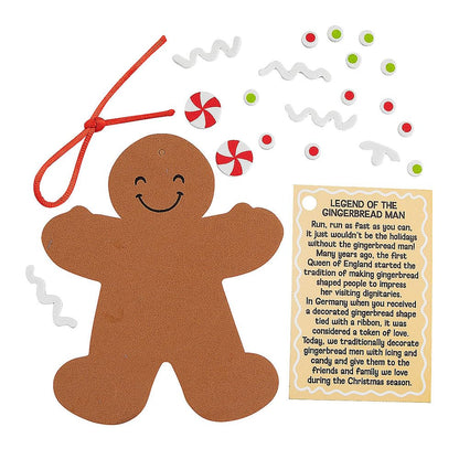 Legend of The Gingerbread Man Ornament Craft Kit - Crafts for Kids and Fun Home Activities