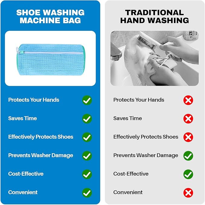 Shoe Washing Machine Bag: Laundry Shoe Bag