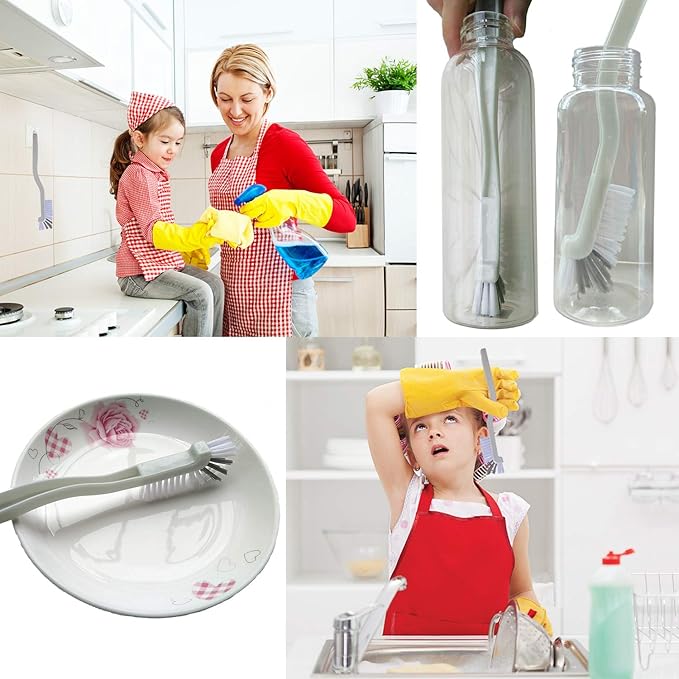 Dish Brush Kitchen Cleaning Brush Bottle Brush Bathroom Scrub Brushes Sink