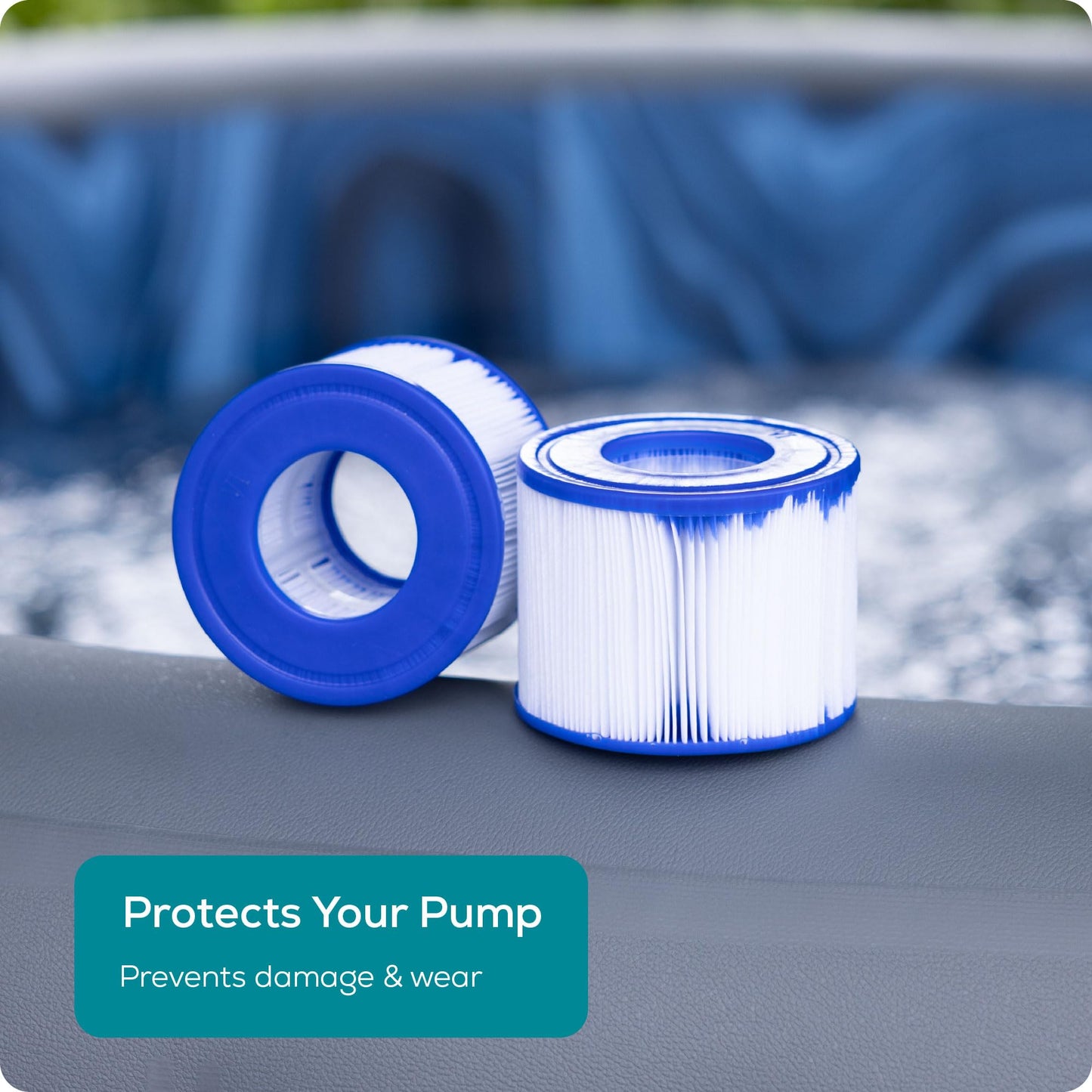 Bestway Lay-Z-Spa Hot Tub Filter Cartridge VI for All Lay-Z-Spa Models - 6 x Twin Pack (12 Filters)