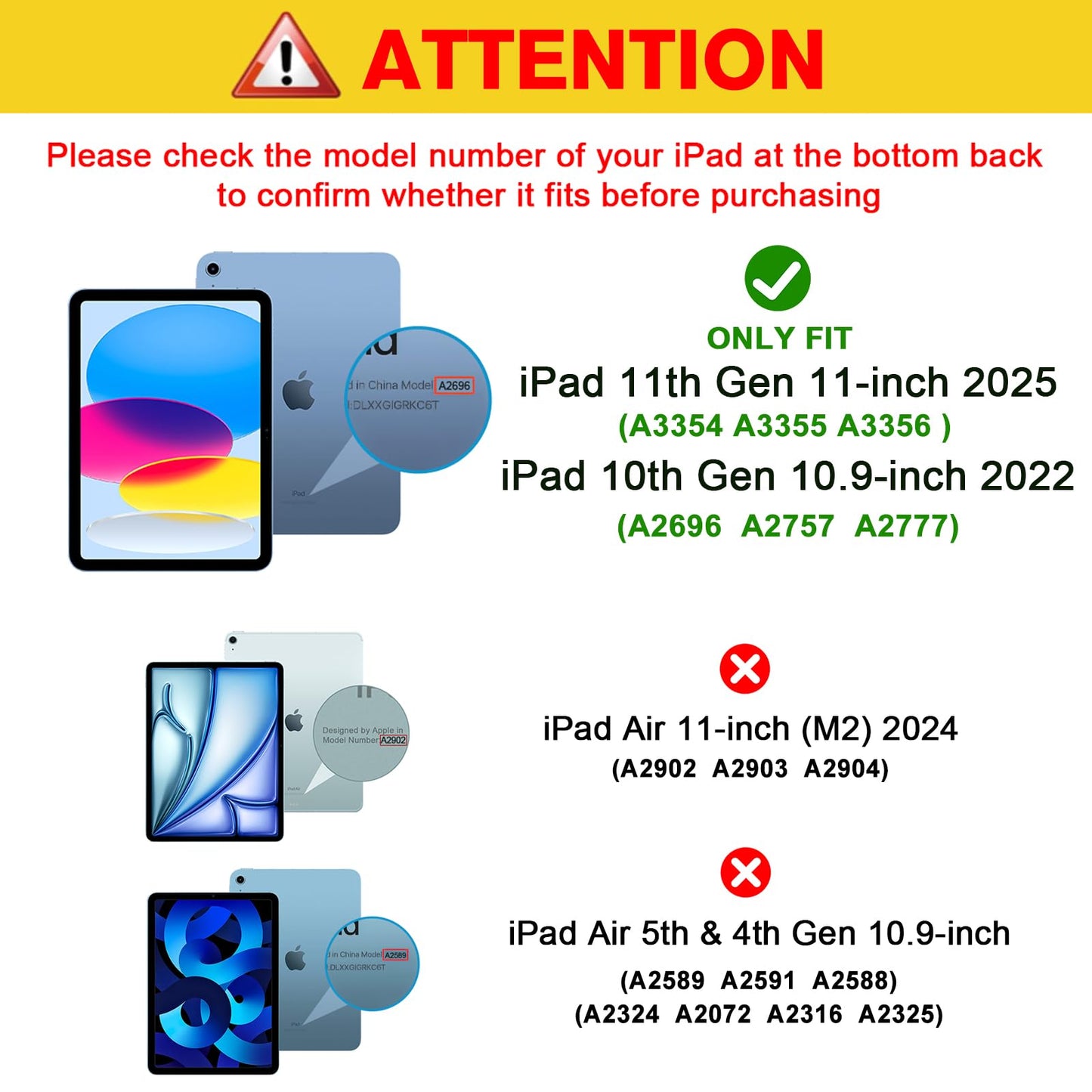 ProCase 2 Pack Screen Protector for iPad 9th 8th 7th Generation 10.2 Inch (2021/2020/2019), Tempered Glass Film for A2602 A2603 A2270 A2197 -Clear