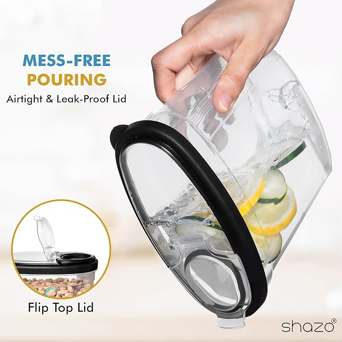 Shazo 3 PC Cereal Container Storage Set