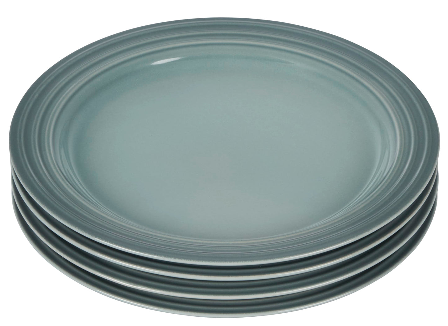 Le Creuset Stoneware Set of 4 Salad Plates, 8.5" each, Sea Salt