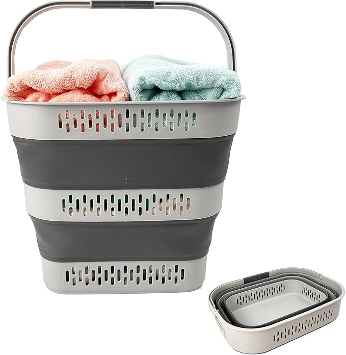 SAMMART 38L Collapsible Laundry Basket