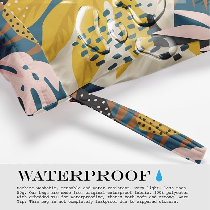 Wet Bag, Wet Dry Bag, Wet Bag for Swimsuit, Dirty Yoga Gym Clothes, Makeup Bag