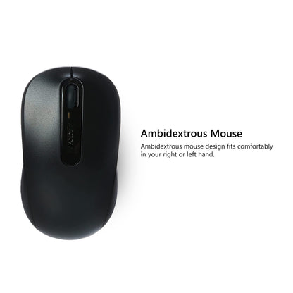 Microsoft Wireless Keyboard & Mouse, Desktop 900 Keyboard with USB for Windows or Mac Computers, Black