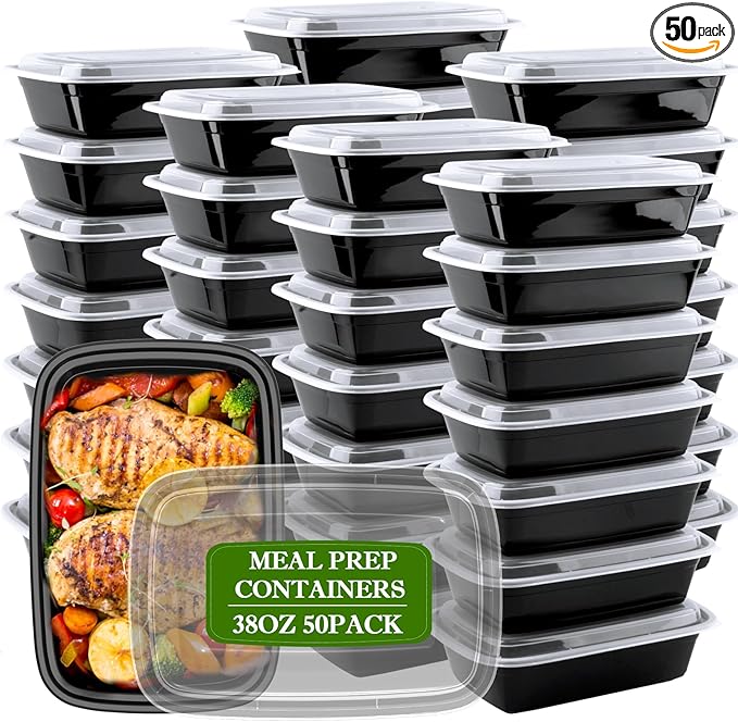 Meal Prep Containers Reusable 38oz