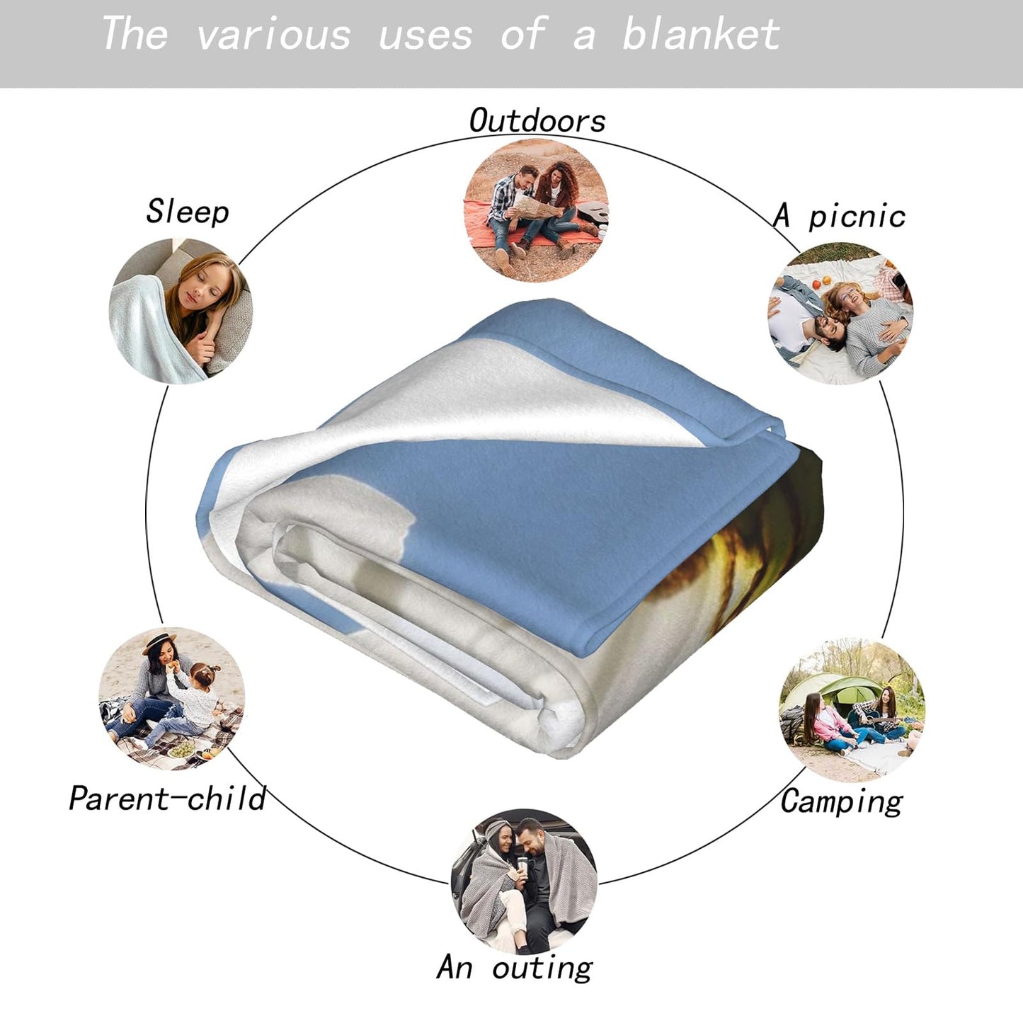 MIEPOS Ramen Noodle Throw Blanket,50x60in,Soft,Lightweight Flannel,Playful Japanese Noodle Bowl Blankets - Gifts for Kids Girls,Food Lovers,for Couch Office Travel,Home Living Room Decor