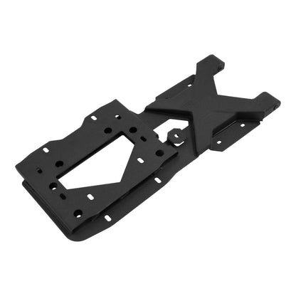 ALMULOO Spare Tire Carrier Compatible with 2007-2018 Jeep Wrangler JK Hold Up to 37" Tire Mounting Bracket Holder Steel Powder Coated Black