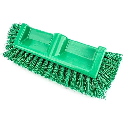 SPARTA Multi-Level Tile Scrub Brush 12" Wide Brush Head, Heavy-Duty Tile
