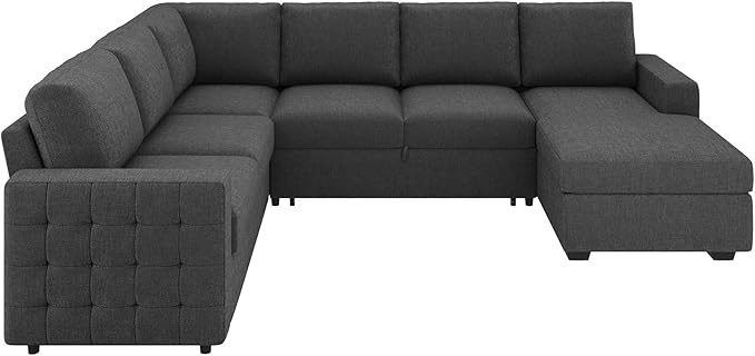 HONBAY Sectional Sleeper Sofa
