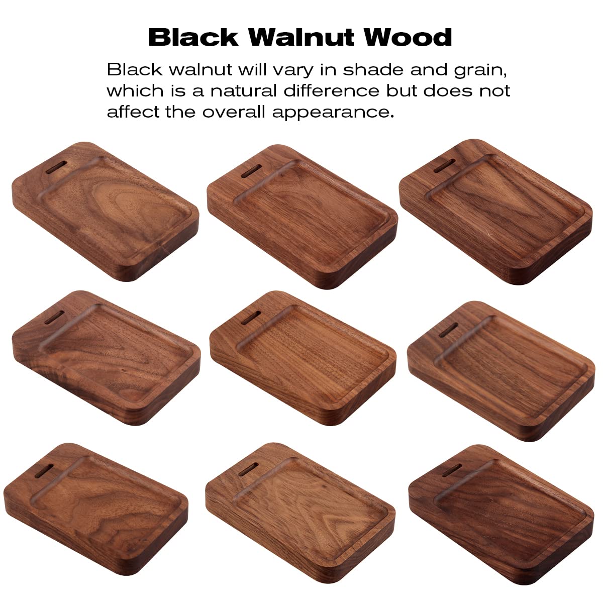 PHERKORM Walnut Wood & Aluminum Headset Holder, Desktop Headphone Stand, Universal headphone holder for most music gaming headsets - Black Walnut