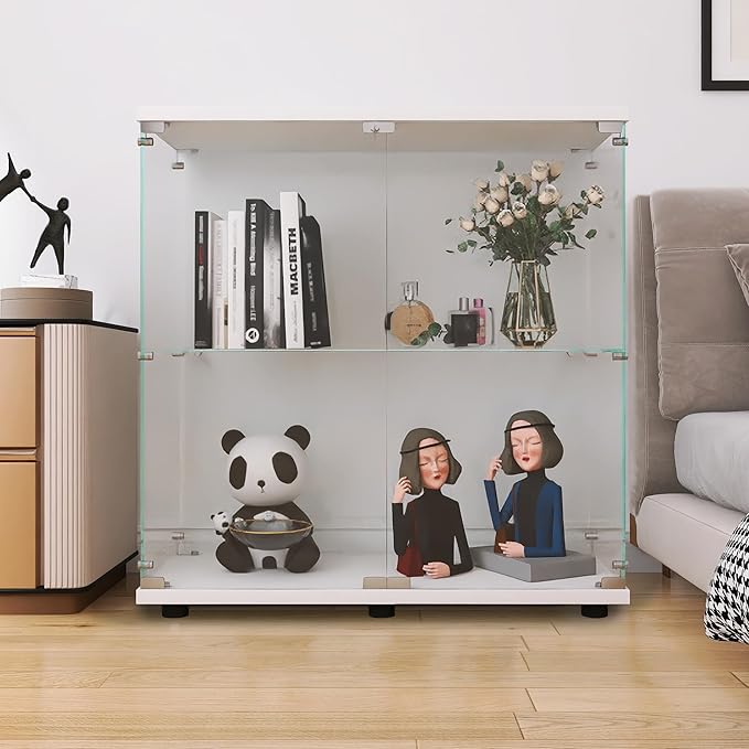 LFT HUIMEI2Y Glass Display Cabinet 2-Shelf