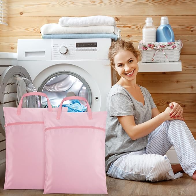 2 Pcs Travel Laundry Bags Waterproof
