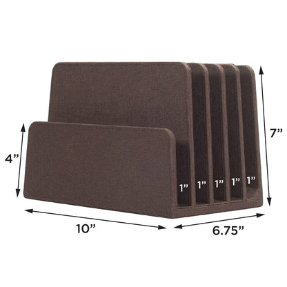 MobileVision Bamboo Device Organizer for Smartphones, Tablets and Laptops, 10 Slots