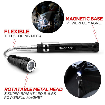 Hinshark Gifts for Men Him Dad, LED Magnetic Tool, Gadgets Birthday Secret Santa Christmas Stocking Fillers Gifts for Men Who Have Everything