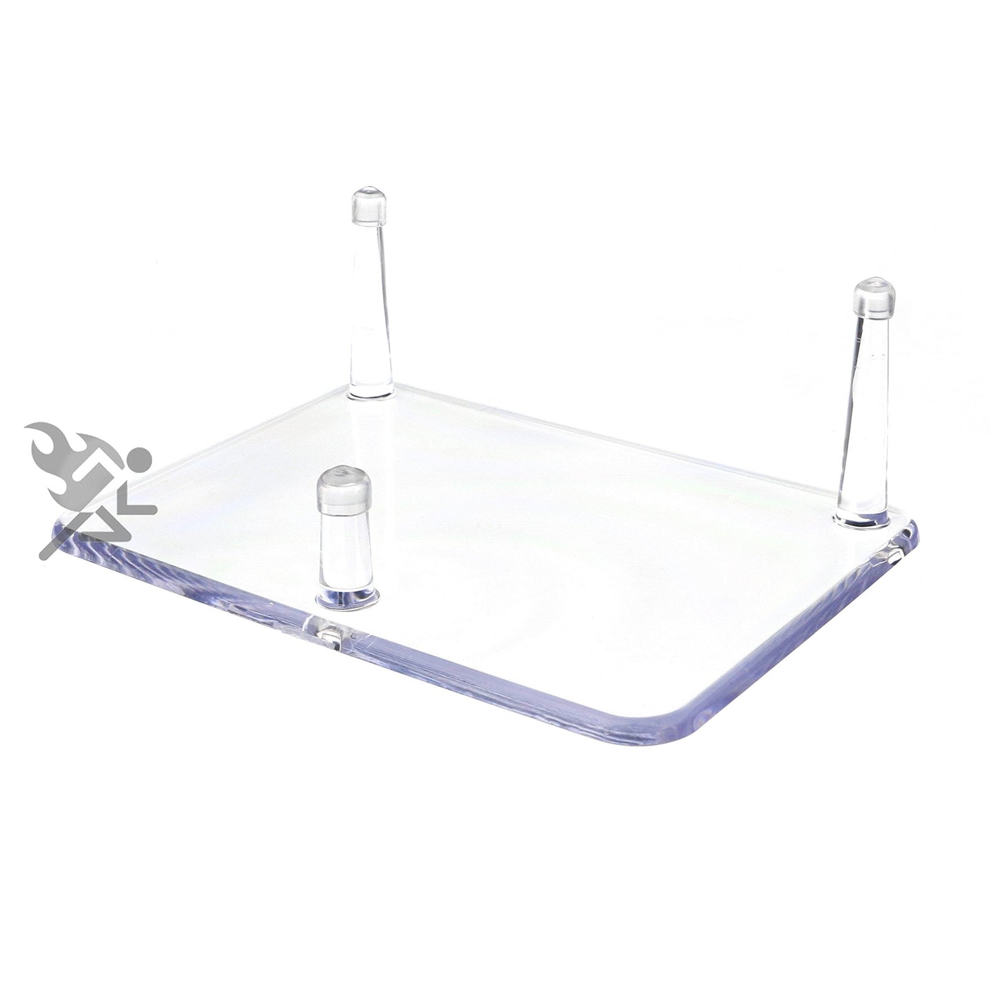 OnFireGuy 6.25" Three-Peg Display Stand Holder with Anti-Scratch Guards for Fossils, Minerals, Rocks, and Geodes, Qty: 1
