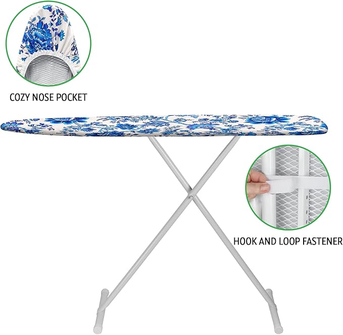 Ironing Board Cover and Pad 15x54 Inch Standard Ironing Board Cover