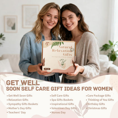 Birthday Gift for Women, Get Well Soon Self Care Package, Unique Spa Gift Basket Thank You Gifts for Mom Grandma Wife Best Friend Sister Her Mothers Day