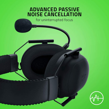 Razer BlackShark V2 Pro for PC - Wireless Premium Esports Gaming Headset (Bluetooth, Triforce Titanium 50 mm Drivers, HyperClear Supercardioid Mic) Black