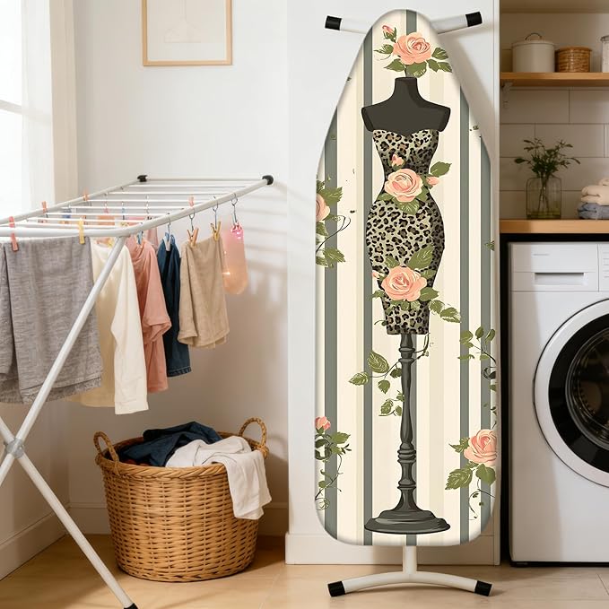 Nuxovilar Ironing Board Cover Needle Cotton 15x54 Inches | Ironing Board Cover