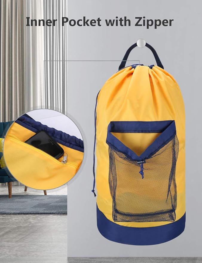 Dalykate Backpack Laundry Bag, Laundry Backpack