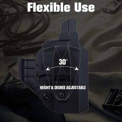 Universal Metal Belt Clip with Screws for DIY Holster Making, Knife Sheaths, IWB Holster Rust-Proof Belt Clip, Black Titanium (1.5"-1 Pack)
