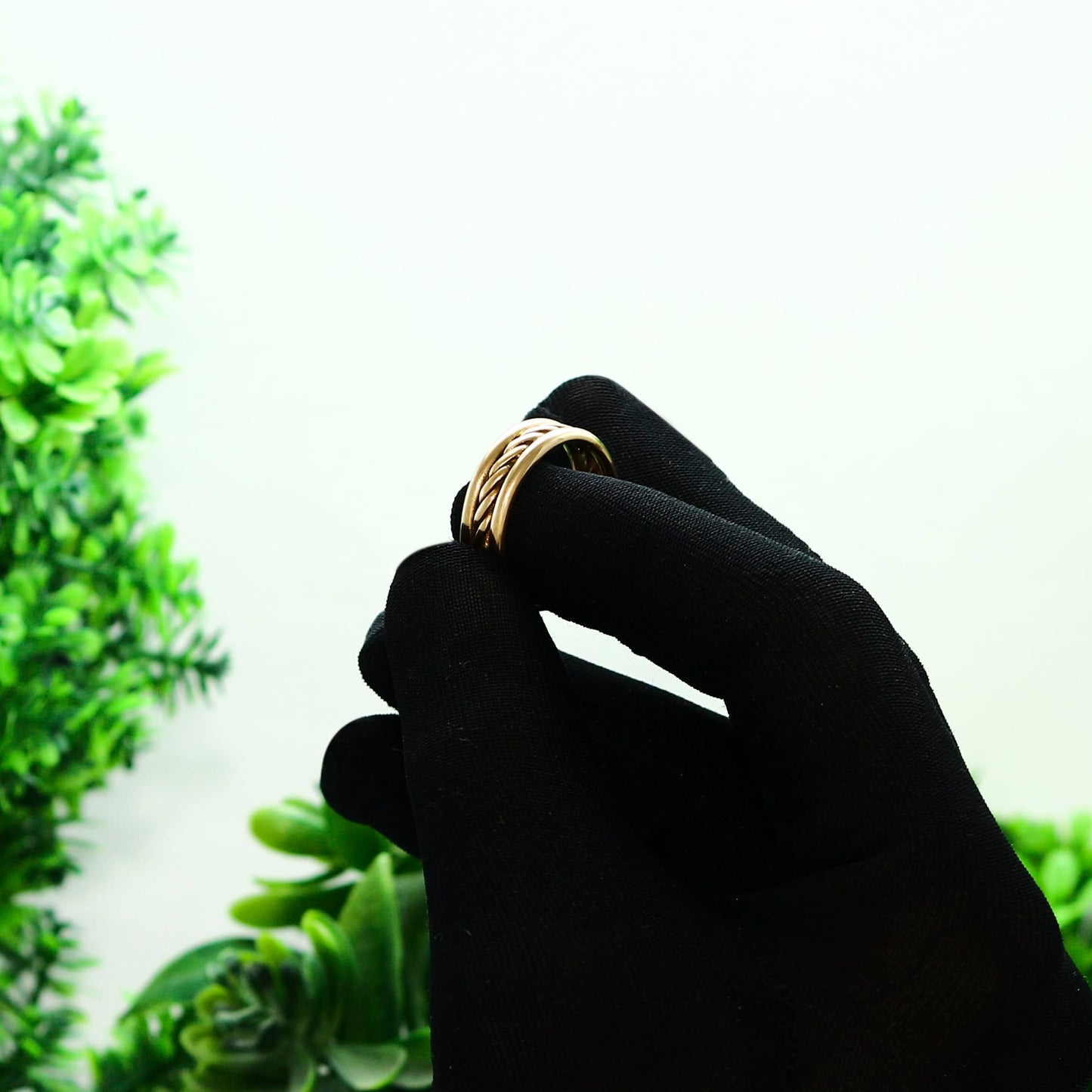 Krishnaa Jewels Pure Copper Classic HandCrafted Band Ring Gift Jewelry for Men and Women (14)