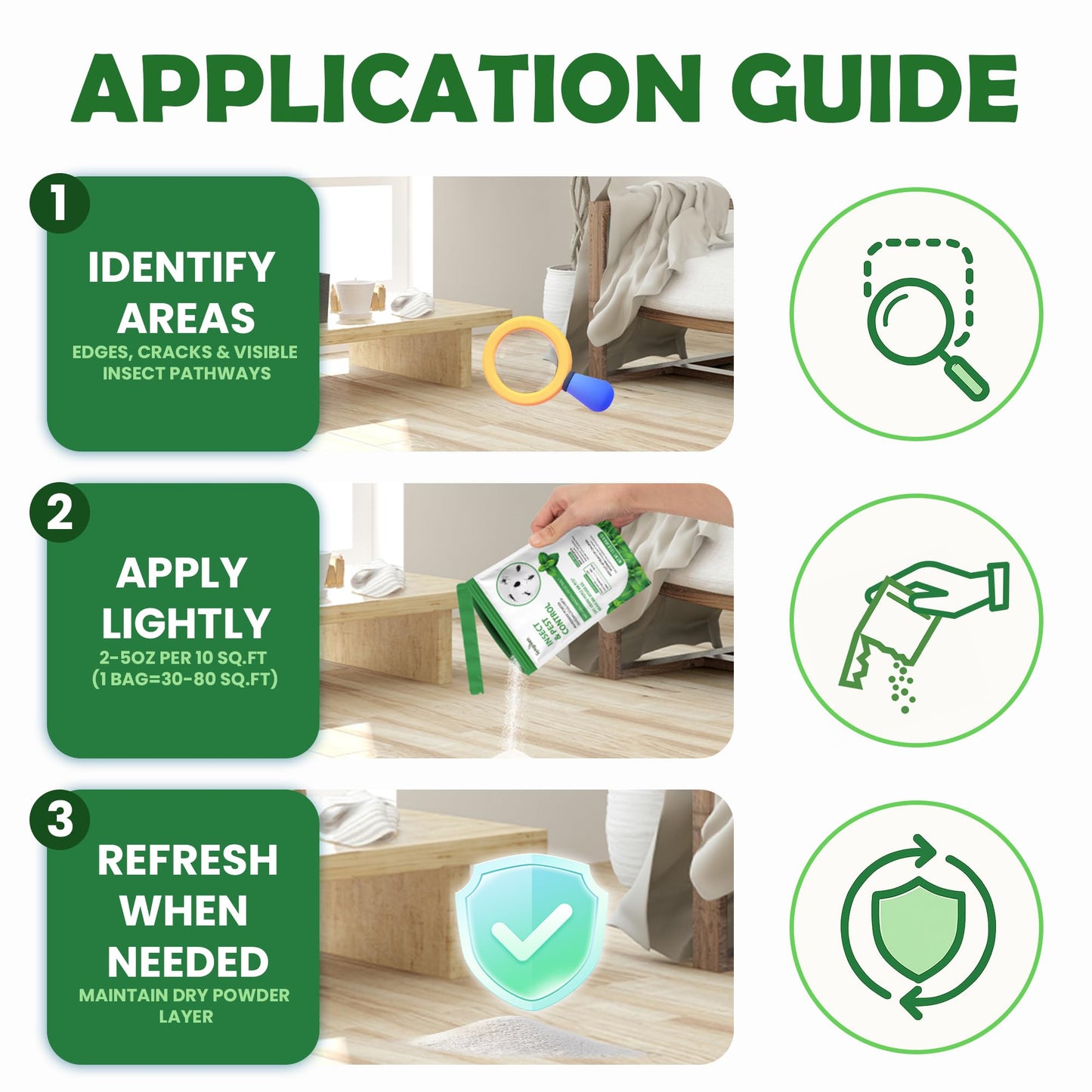 Syngreen Food Grade Diatomaceous Earth 1 lb with Peppermint - Indoor/Outdoor Family-Friendly