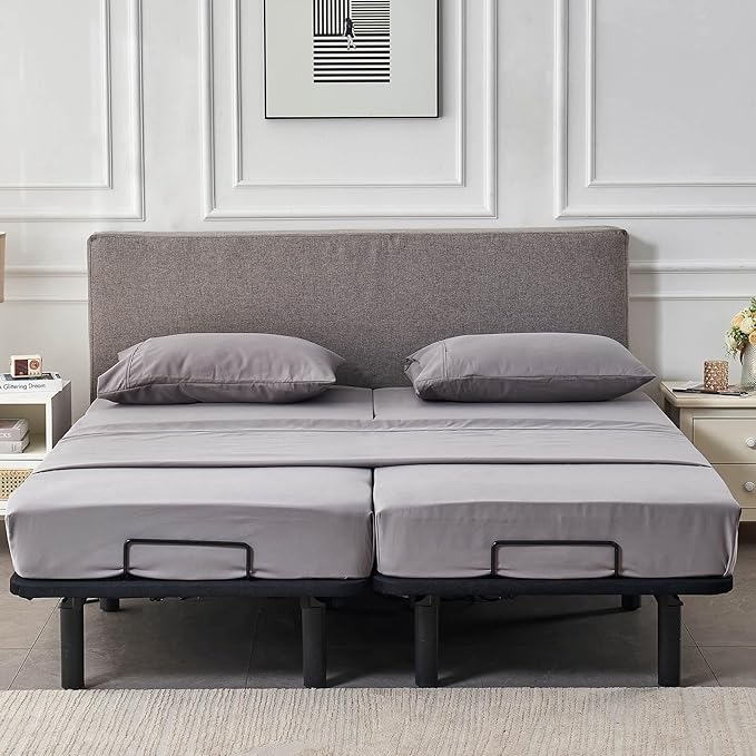 Kingnex Split California King Sheets Set