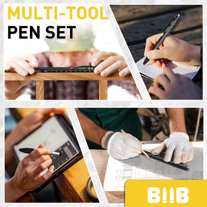 BIIB Fathers Day Gift for Men 9 in 1 Multitool Pen, Mens Gifts for Him Dad Husband, Dad Gifts from Daughter Son, Personalized Gifts Ideas, Birthday Gifts for Men, Tools Cool Gadgets