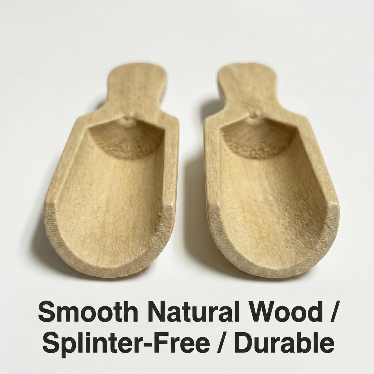 QHLMZR 110Pcs-Mini Wooden Spoon, Wooden Scoop, Small Spice Spoon for Bath Salts, Sugar Scrub, Cooking, Coffee, Tea, Candy, Crafts, Party, Kitchen and Home Use (Natural Wood)