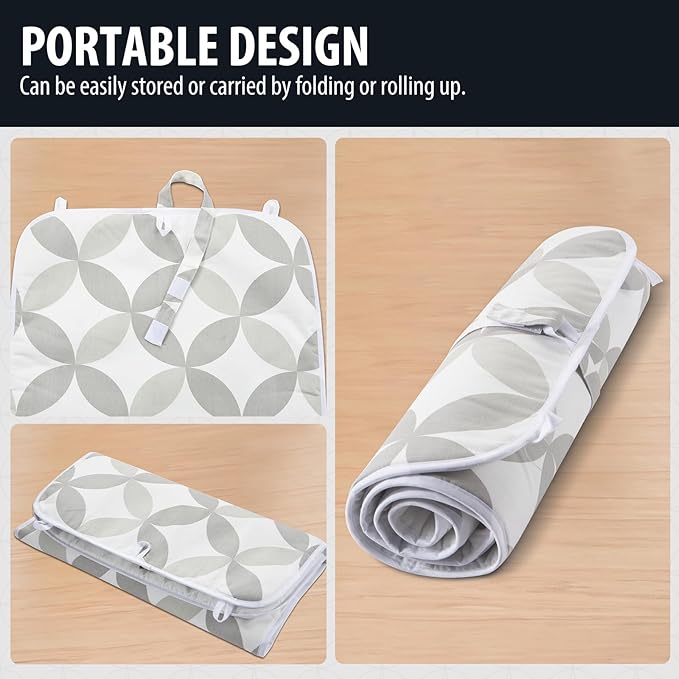 Seiritex Ironing Mat, Portable Ironing Pad 39.4 x 18.9 inch Table Top Iron