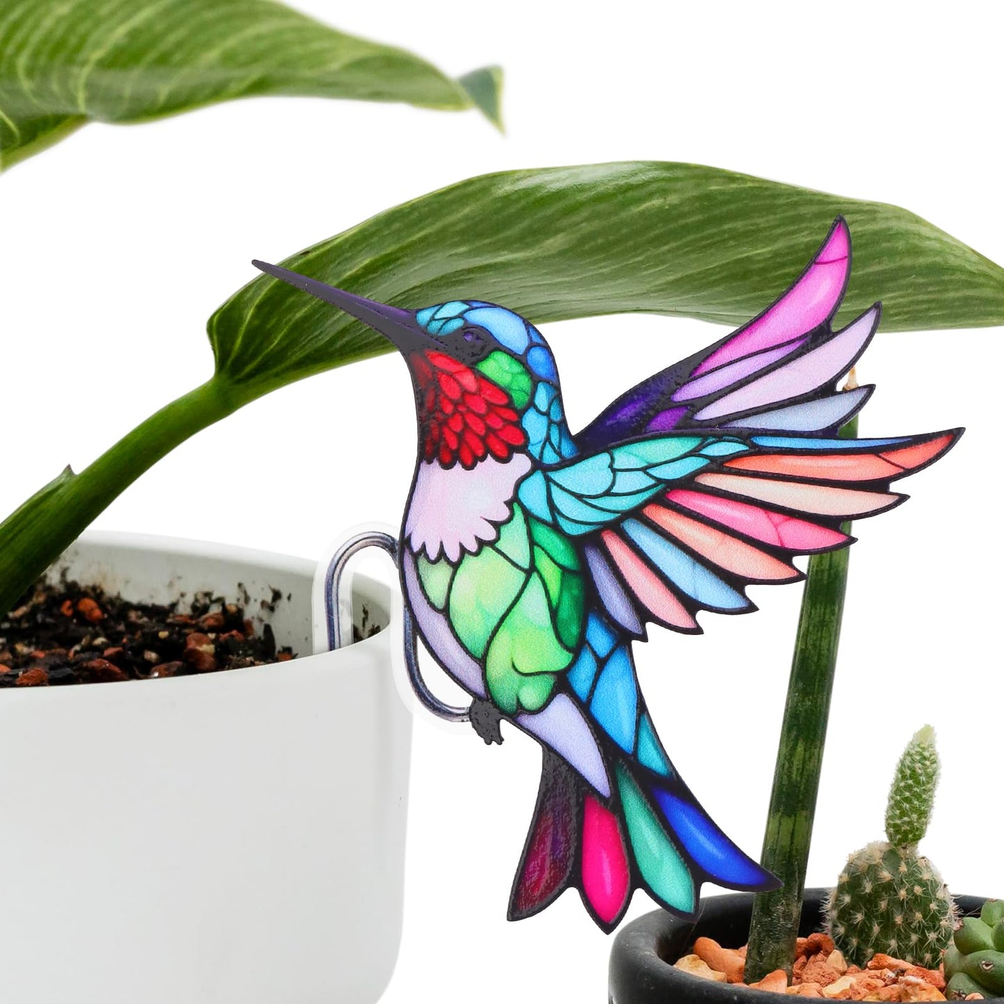 FBBP Hummingbird Gifts for Women, Hanging Plant Planter for Indoor Outdoor Garden, Mothers Day Birthday Gifts for Mom Grandma from Daughter Son, Bird Lover Plant Pots Accessories