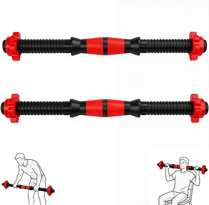 2pcs Dumbbell Bars Durable Dumbbell Handle Dumbbell Bars Barbell Handle for Training Sport Workout Gym