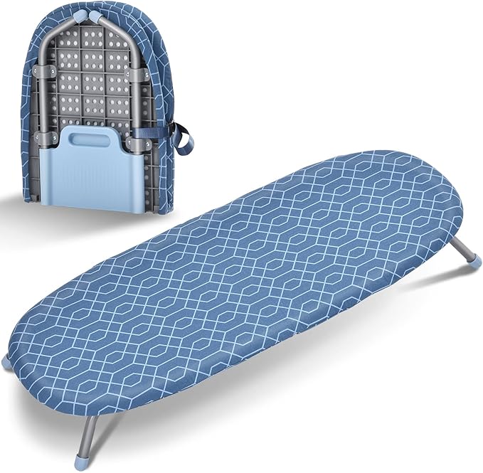 APEXCHASER Foldable Ironing Board, Tabletop Small Iron Board