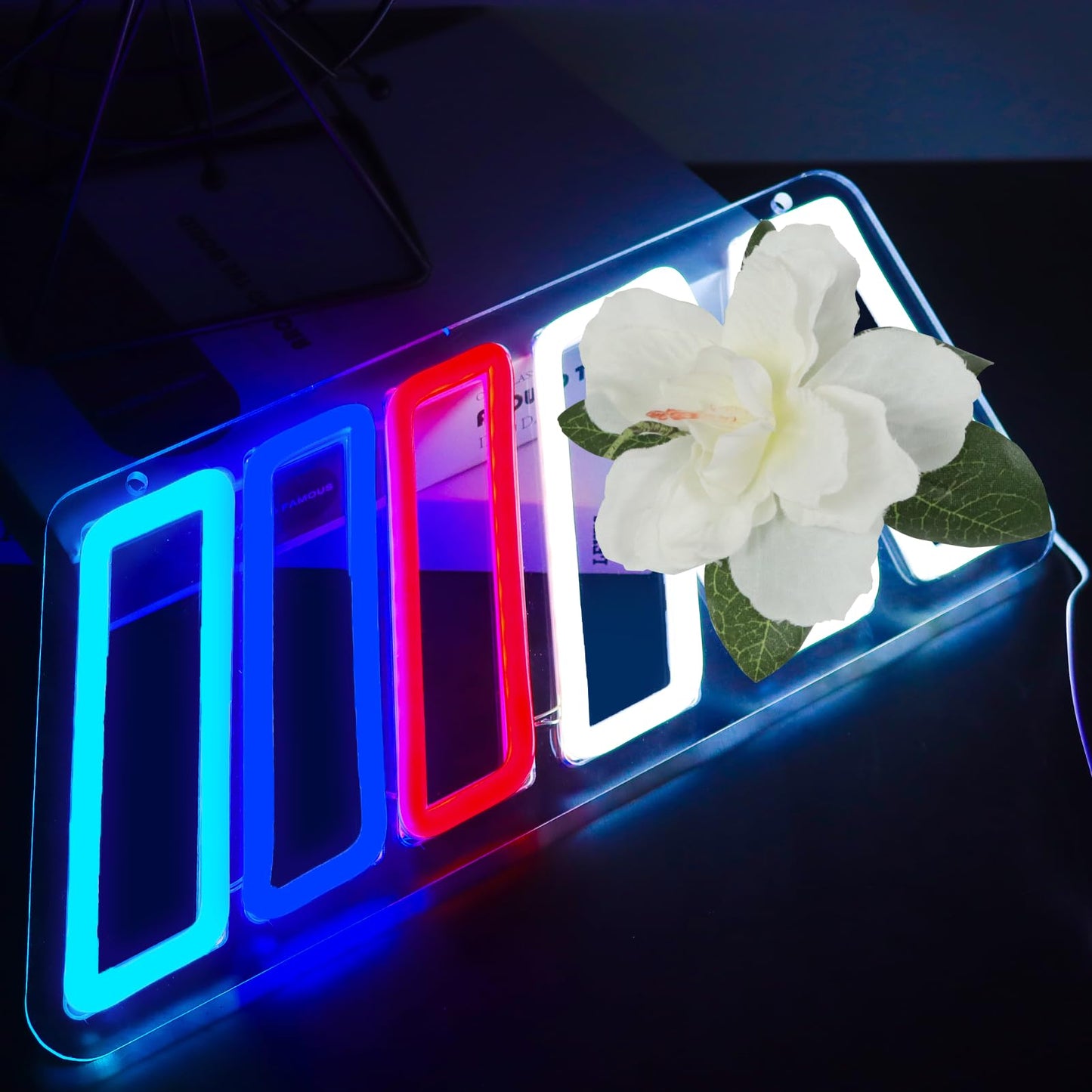 Car Neon Sign for Wall Decor Dimmable Led Neon Light Up Sign for Garage、Bedroom、Playroom、Car Repair Shop、 Christmas and Birthday Gifts