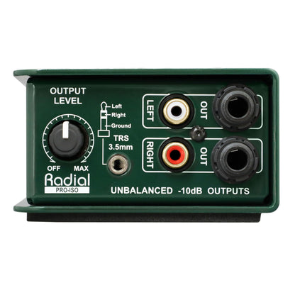 Radial Pro-Iso Stereo XLR Isolator and Converter