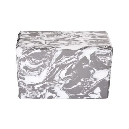 Hugger Mugger 4 in. Foam Yoga Block - Strong and Stable, Beveled Edges for Comfort, Most Favored Block Size, Helps with Alignment and Support in Many Poses