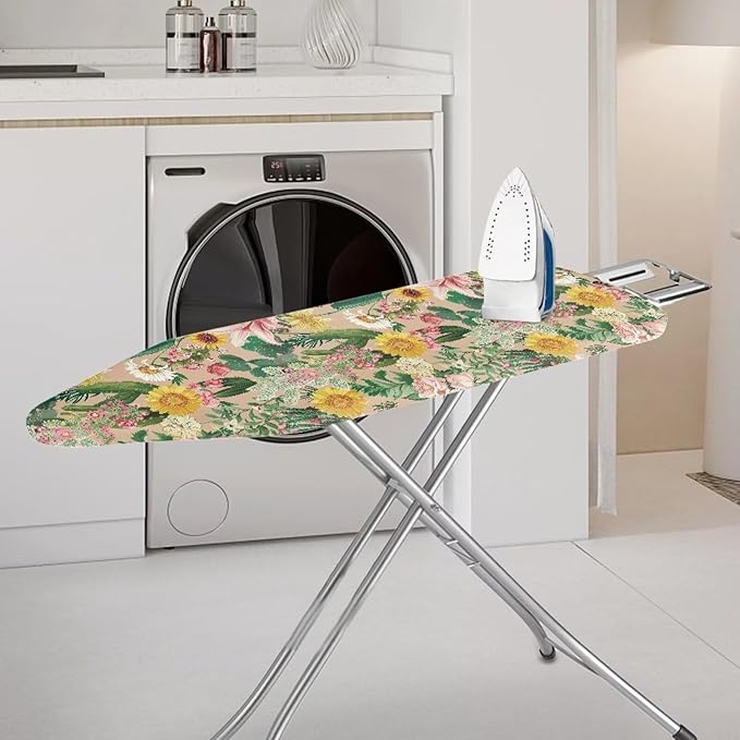 Cactus Ironing Board Cover, Heat Reflective and Stain Resistant 15x54 Thick