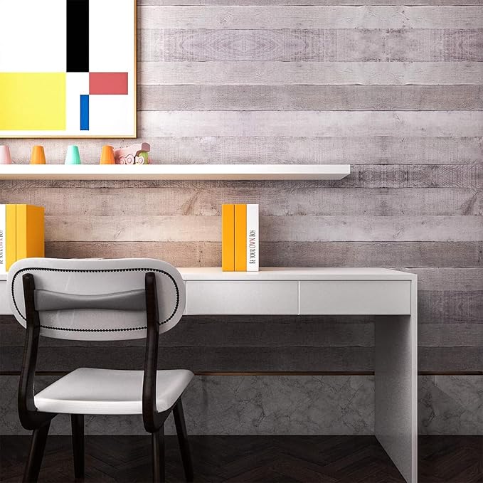 Art3d 15.8" x 120" Tile Sticker Vinyl Wood