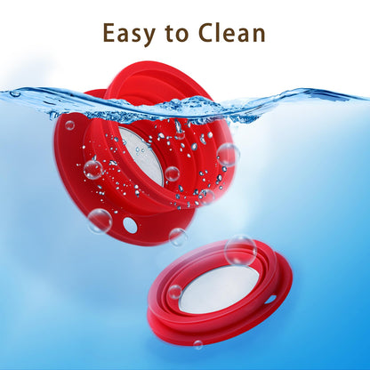 2-Packs Travel Collapsible Paperless Pour Over Coffee Dripper Kit with Stainless Steel Filter, Travel Pour Over Coffee Maker Camping, Silicone Coffee Strainer Pour Over Single Cup (Brown+Black)