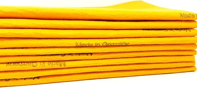 100 Pack Extra Large Original German Shammy Cloths Chamois Towels Super