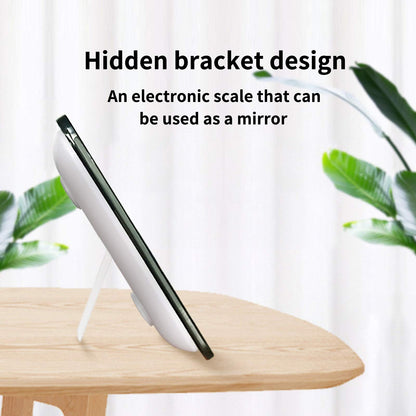 Travel Scale for Body Weight, Venugopalan Small Portable Body Weight Scales Digital Bathroom Mirror Scale Mini Electronic Scale for Personal Health, Body Tape Measure Included (Battery)