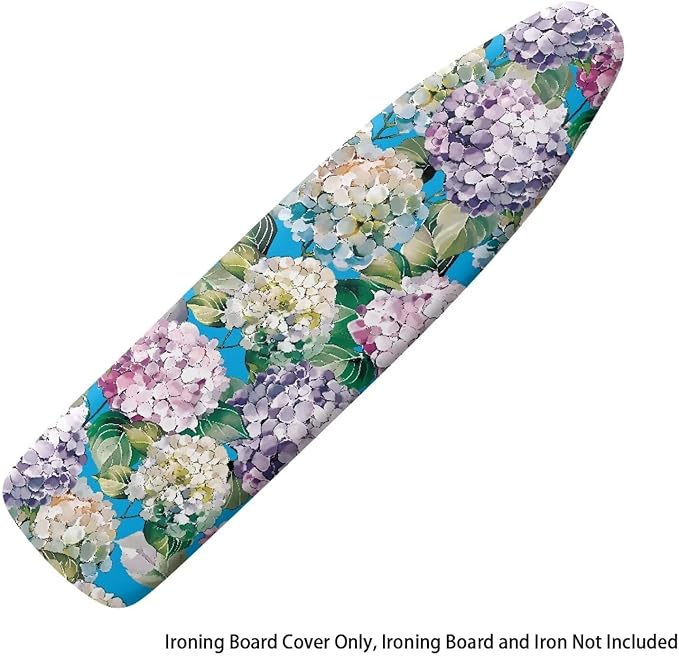 Hydrangea Ironing Board Cover Non Stick Scorch Ironing Board Cover and Pad