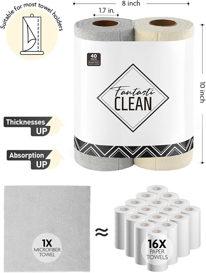 Fantasticlean Tear-Away Dish Cloth