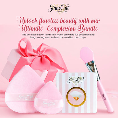 StansOut Memory Foam Makeup Sponge – No-Water-Needed Blender for Liquid, Cream & Powder Foundation – Airbrush Finish, Flawless Application