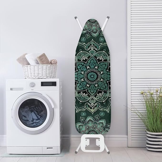 Boho Mandala Ironing Board Cover Heat Resistance & Resist Scorching Iron Board